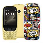 AQGG Nokia 6310 2021 (2.80 inç) için kılıf, şeffaf TPU yumuşak silikon cep telefonu kılıfı, tampon, ince kılıf, çanta, çizilme önleyici -WMA4