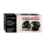 Aqoustics Sx 159 Oto 8 cm Midrange Tweeter Amfi Uyumlu Profesyone - Siyah