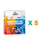 Aqua 13 x 1 Kılıflı 5 Adet Kompres Jel