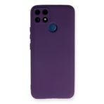 AQUA AKSESUAR Realme C25s Uyumlu Kapak Full Renkli Korumalı Forest Kılıf - Mor