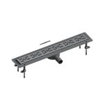 Aqua Bagno Basic 1.0 Duş Kanalı 40 cm Yan Çıkışlı - Membran İzalasyonlu -304 Paslanmaz - Koku Önleyicili | 90.99.08.02.00