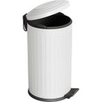 Aqua Bagno Midas Çöp Kovası -Pedallı 16 Lt. , Beyaz