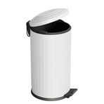 Aqua Bagno Midas Çöp Kovası - Pedallı 16lt, Beyaz | 35.22.57.03.04