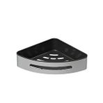 Aqua Bagno Smart Köşe Süngerlik 20x20 Cm. , Parlak Krom Gümüş