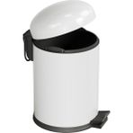 Aqua Bagno Smile Çöp Kovası -Pedallı 5 Lt. , Beyaz
