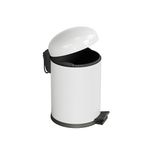 Aqua Bagno Smile Çöp Kovası - Pedallı 5lt, Beyaz | 35.20.57.01.04