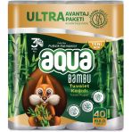 Aqua Bambu 3 Katlı 40 Rulo Tuvalet Kağıdı