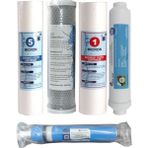 Aqua Bella 80 GPD Membranlı Reverse Osmosis Açık Su Arıtma Cihazı 5'li Filtre Set