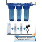 Aqua Bella Daire Girişi Sayaç Öncesi Ve Sonrası 3 Aşama Su Arıtma Cihazı (ağır Tortu ,çamur Önleyici)