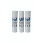 Aqua Bella Purefer Açık Kasa Su Arıtma Cihazlarına Uygun 10 Inç 5 Micron Sediment Filtre 3 Adet