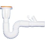 Aqua Çekvalfli Körüklü Lavabo Sifonu - 76 cm