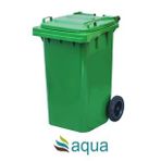 Aqua Cey Yeşil Çöp Konteyneri 120 LT