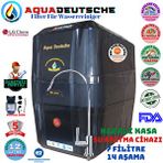 Aqua Deustche Aqua Deutsche Plus Siyah 12 Litre 7 Filitre 14 Aşama Pompali Ücretsiz Montajli Su Aritma Cihazi Siyah