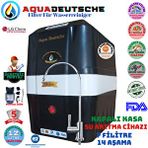 Aqua Deustche Aqua Deutsche Plus Siyah-beyaz 12 Litre 7 Filitre 14 Aşama Pompali Ücretsiz Montajli Su Aritma Cihazi Siyah