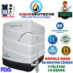 Aqua Deustche Aqua Deutsche Pompali Montaj Dahil Kapali Kasa Su Aritma Cihazi 12 Litre 7 Filitre 14 Aşama Beyaz
