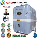 Aqua Deustche Aqua Deutsche Premium Gri Beyaz Renk 8 Litrelik Pompali Ücretsiz Montaj Gümüş İyon Tatlandiricili Su Arıtma Cihazı
