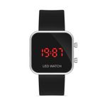 Aqua Di Polo 1987 Apwr032901 Siyah Silikon Dijital Led Unisex Kol Saati