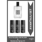 Aqua Di Polo 1987 Gran Paradiso Edp Erkek Parfüm 100Ml Ve Deodorant 150Ml 3 Adet | Narenciye, Odunsu | Deniz Notaları