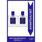 Aqua Di Polo 1987 Gran Paradiso Sport EDP Erkek Parfüm Seti 50 ml 2 Adet | Narenciye, Odunsu | Deniz Notaları