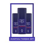 Aqua Di Polo 1987 Gran Paradiso Sport Metal Şişe 100 ml 3'lü EDP Yılbaşı Erkek Parfüm Seti
