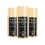 Aqua Di Polo 1987 La Rocca 3x150 ml Kadın Sprey Deodorant