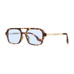 Aqua Di Polo 1987 Leopar Çerçeveli Mavi Cam Unisex Güneş Gözlüğü Apss074701--52 Ekartman - Renkli