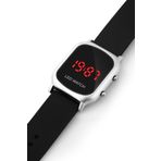 Aqua Di Polo APWR032401 Unisex Siyah Silikon Kordonlu Dijital Kol Saati