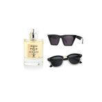 Aqua Di Polo STSA000801 La Rocca 50 ml EDP Kadın Parfüm, Siyah UV 400 Korumalı Güneş Gözlüğü 3'lü Hediye Seti