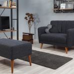 Aqua Gri Loveseat Koltuk