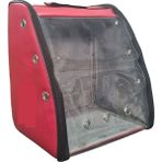 Aqua Home Deri Astronot Kedi Taşıma Çantası 38X27X34CM - Kırmızı