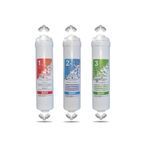 Aqua Kapalı Kasa 12 Inç Su Arıtma Cihazı Filtresi Inline 6 Aylık Yeni Sistem Filtre Seti