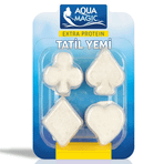 Aqua Magic 4'lü 10 Adet Haftalık Tatil Yemi