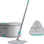 Aqua Master + Üçgen Aparat Temiz & Kirli Suyu Ayirma Özelliği Otomatik Temizlik Seti Mop Paspas Cam Ve Köşe İçin