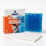AQUA Sıcak Soğuk Kompres Jel, Çift Yönlü Terapi Paketi, 13x13 cm, CE Sertifikalı, Tekrar Kullanılabilir (13x13)