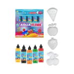 Aqua Slime - Kendin Yap Oyuncak Seti - Tatlı Meyveler Seti 5X90ml