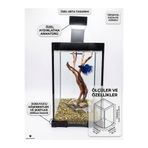 Aqua Yeni nesil armatürlü Nano akvaryum Beta house 20 x 20 x h 30
