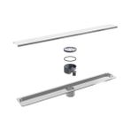 Aqua Zone Aquazone 40 cm Klasik Seri Paslanmaz Çelik Çerçeveli ve Izgaralı, Kaynaksız Tek Parça, Duş Kanalı 260421114