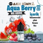 Aquaberry Mix Aroma Yabanmersini Çilek Karpuz Buz Gıda Aroması 10 ml