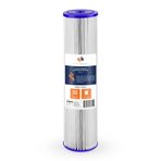 Aquaboon Tüm Ev Tortu Su Filtresi - 4,5 x 20 Su Filtresi - 5 Mikron Pileli Tüm Ev Su Filtresi Kartuşu AquaPure AP810 2 ile Uyumlu, Pentek ECP5-BB, Hydronix SPC-45-1005 (1 Paket)