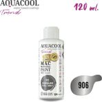 AquaCool 906 Kurşuni 120 ml Metalik Trend Mac Hobi Boyası