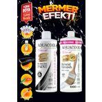 Aquacool Trend Akrilik Boya Seti - Fayans Boyama Seti - Tezgah Boyama Seti - Mermer Efekti Seti 9005 Siyah