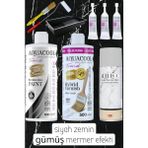 Aquacool Trend Mermer Fayans Islak Zemin Lavabo Boyama Seti Mermer Efekti 500 ml Vernik ve Boya - 1