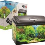 Aquael Aqua 4 Home Siyah Düz Cam Akvaryum