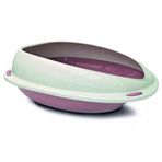 Aquael Comfy Cleo Medium Pembe 45X36x15,5 cm Açık Kedi Tuvaleti