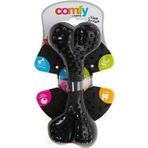 Aquael Comfy Toy Kemik Şeklinde Meyan Kökü Aromalı Siyah 8.5 cm Köpek Oyuncağı
