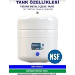 Aquafair 8 Lt Su Arıtma Cihazı Çelik Tank Nsf Sertifikalı