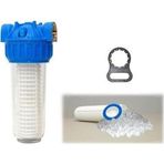 Aquafer 10 inç 2 inç 50 Micron Silifoz Kireç Önleyici Yıkanabilir Su Filtresi