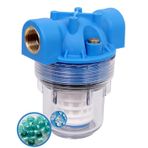 Aquafer 3 Inç (3/4 Inç Girişli) Siliphoslu Yıkanabilir Su Arıtma Filtresi Ekonomik Kirece Karşı Etkili