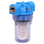 Aquafer 5 İnç Yıkanabilir Ekonomik Su Arıtma Filtresi (1/2 İnç Girişli)
