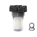 Aquafer 534 PM4 Yıkanabilir Paslanmaz Mazot Süzme Filtresi 3/4 inc 100 Micron Filtre Kabı